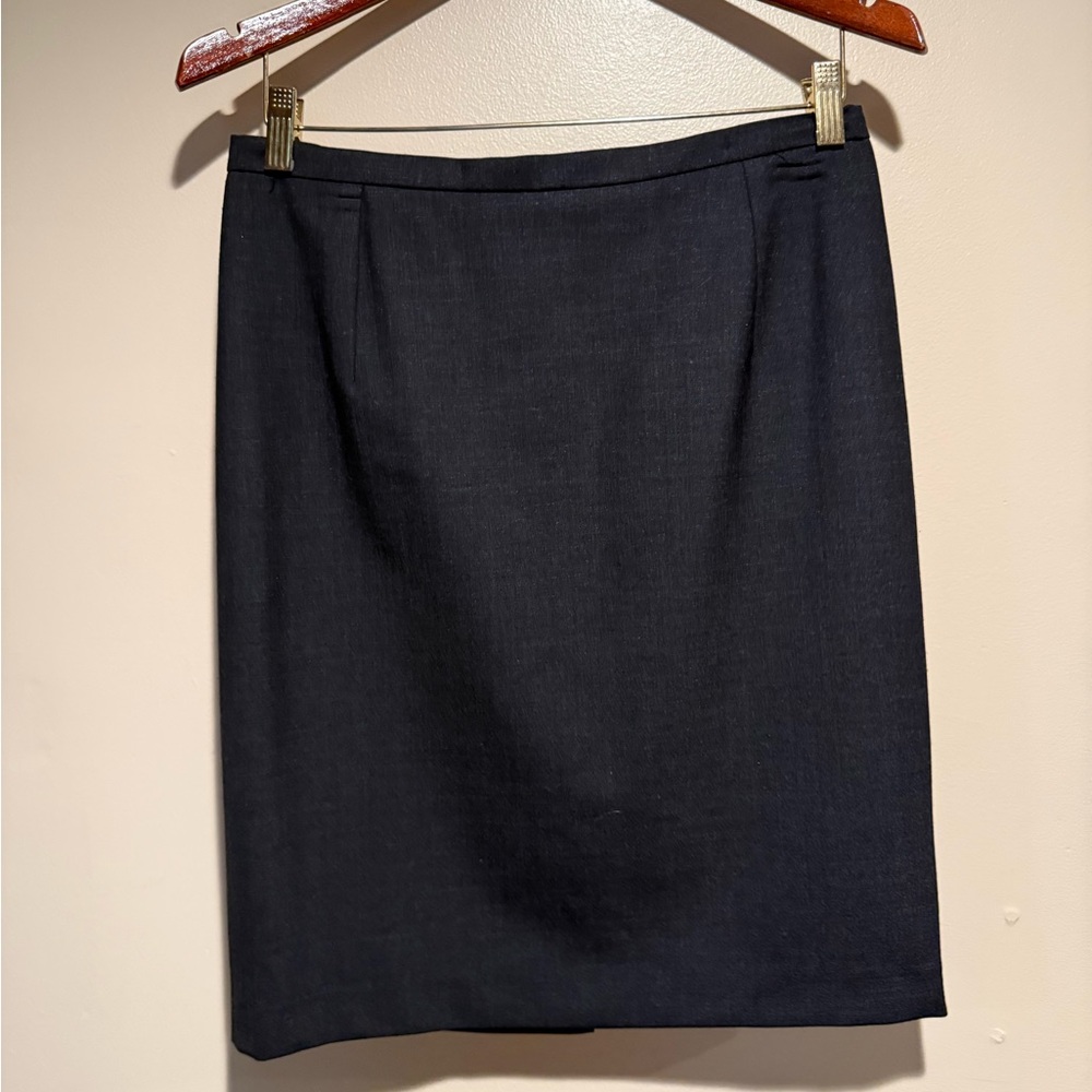 Vintage Barneys New York Mini Pencil Skirt black size 10 - made in Italy